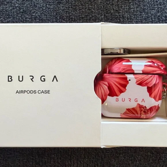 Burga AirPods 4 Case — Hibiscus Floral - Picture 5 of 5